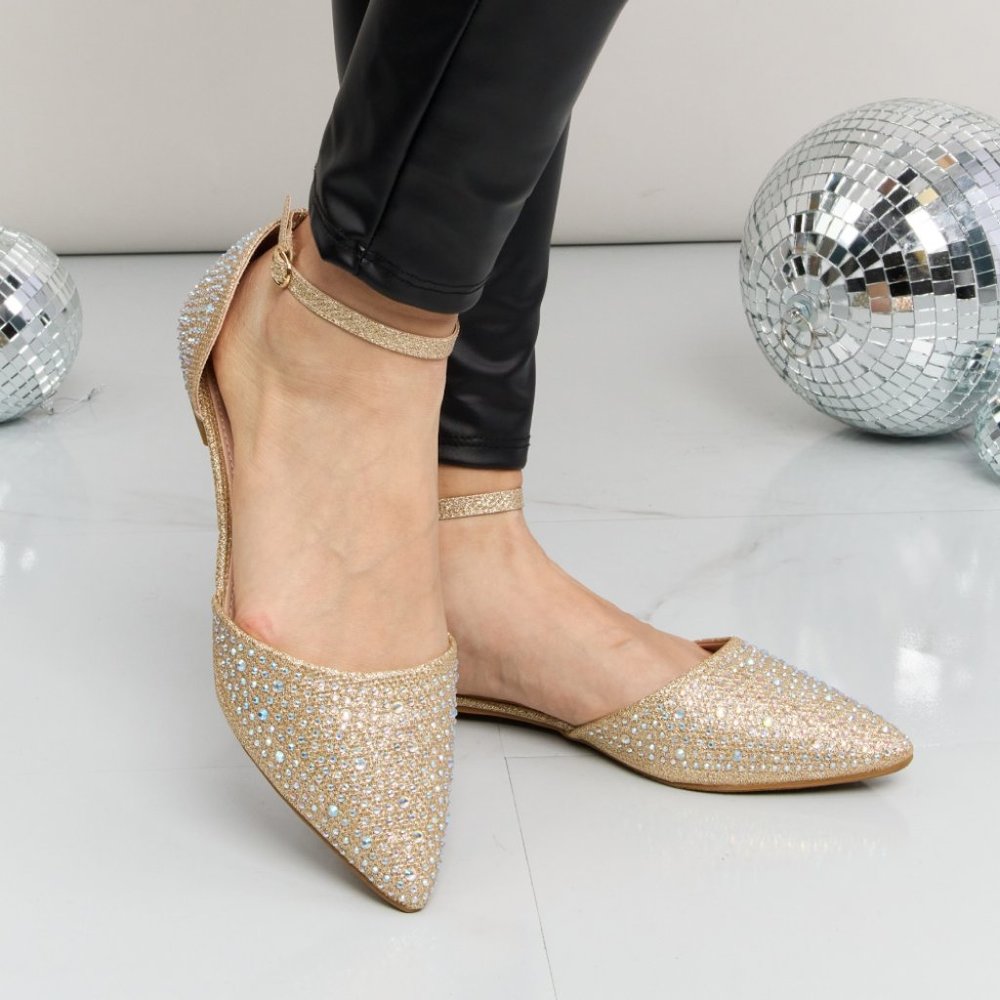 Forever Link Rhinestone Flats